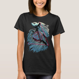 T-shirt Poisson combattant cosmique