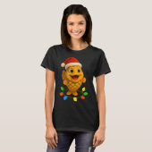 T-shirt Poisson Cône de Pin de Noël (Devant entier)