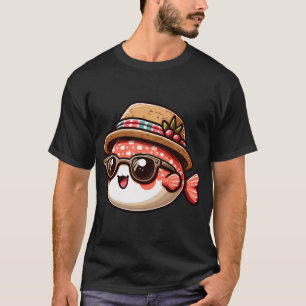 T-shirt Poisson Cool dans un Chapeau