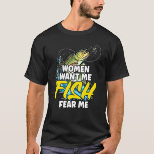 T-shirt Poisson Craignez-Moi Citation De Pêche Pour Pêcheu