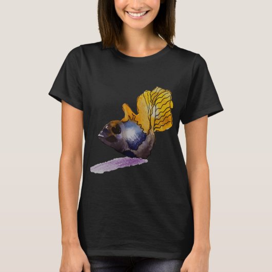 T-shirt Poisson Crâne (Devant)