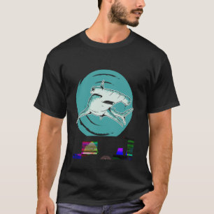 T-shirt Poisson Créature Marine Pierre Ciseaux Marteau Req