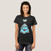 T-shirt Poisson dans un sac (Devant entier)