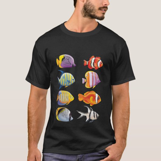 T-shirt Poisson d'aquarium (Devant)