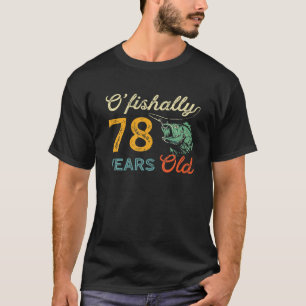 T-shirt Poisson De Basse Pêche 78E Anniversaire Fisher