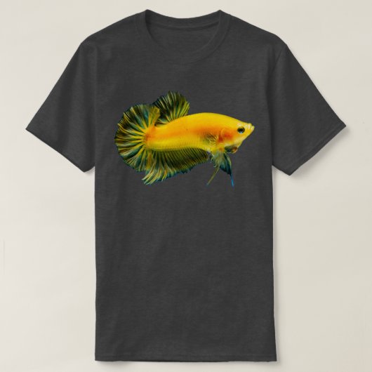 T-shirt Poisson de betta jaune (Design devant)