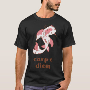 T-shirt poisson de carp-e diem jeu de mots
