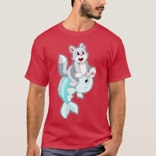 T-shirt Poisson de chat