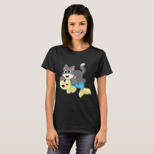 T-shirt Poisson de chat (Devant entier)