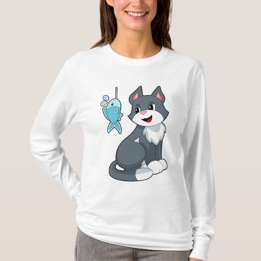 T-shirt Poisson de chat (Devant)