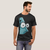 T-shirt Poisson de dessin animé (Devant entier)