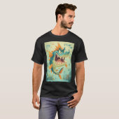 T-shirt poisson de dessin animé (Devant entier)