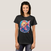T-shirt poisson de la Saint-Valentin (Devant entier)
