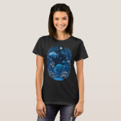 T-shirt Poisson de l'océan bleu (Devant entier)