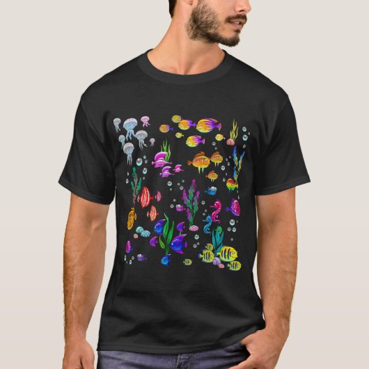 T-shirt poisson de mer (Devant)