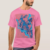 T-shirt Poisson de mer de dragon de mer feuillu Peinture s (Devant)