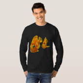 T-shirt Poisson de perroquet rouge Cichlid Pair Aquarium P (Devant entier)
