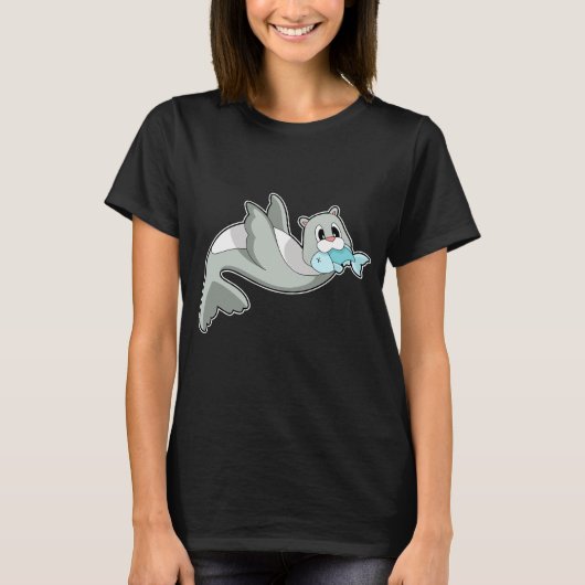 T-shirt Poisson de phoque (Devant)