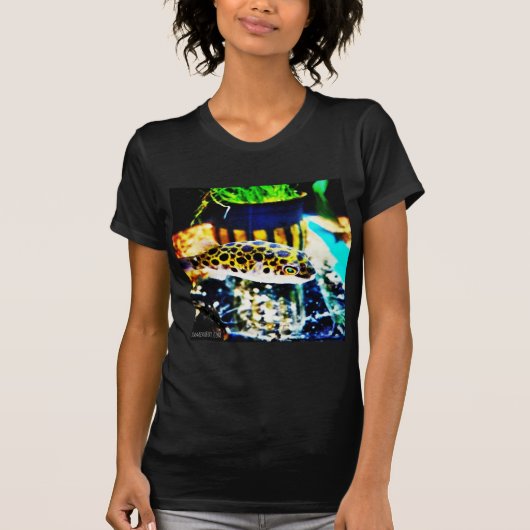 T-shirt Poisson de pouffer bébé (Devant)