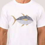 T-shirt Poisson de thon<br><div class="desc">Un poisson de thon amusant avec un sourire enjoué,  parfait pour ceux qui aiment le poisson,  la nourriture et la pêche. Art original de Nic Squirrell.</div>