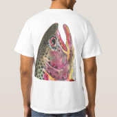 T-shirt Poisson de truite arc-en-ciel (Dos)