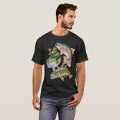 T-shirt Poisson d'eau douce (Devant entier)