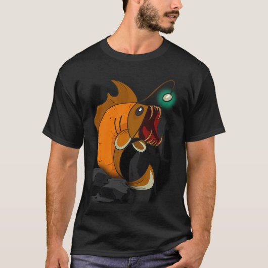 T-shirt poisson des grands fonds (Devant)