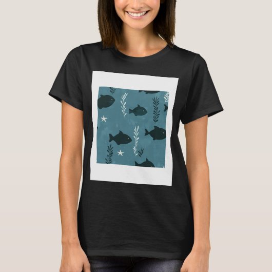 T-shirt Poisson d'océan (Devant)