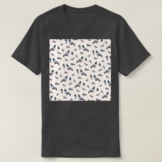 T-shirt Poisson d'oiseaux (Design devant)