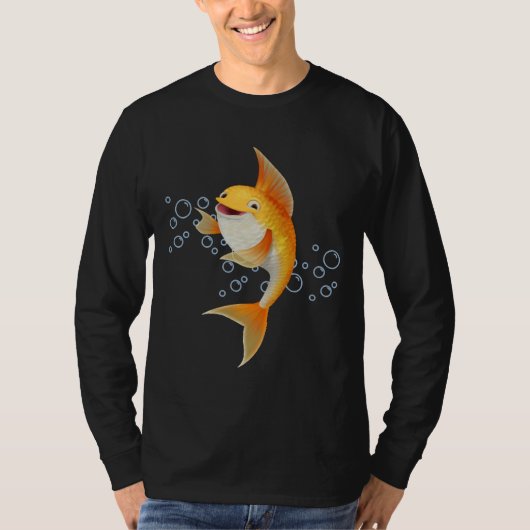 T-shirt Poisson d'or 236 (Devant)