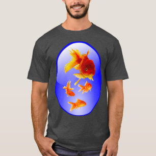 T-shirt Poisson d'or dans un aquarium
