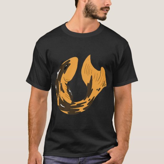 T-shirt Poisson doré (Devant)