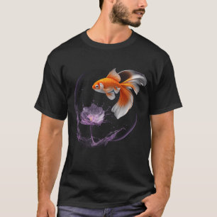 T-shirt Poisson doré