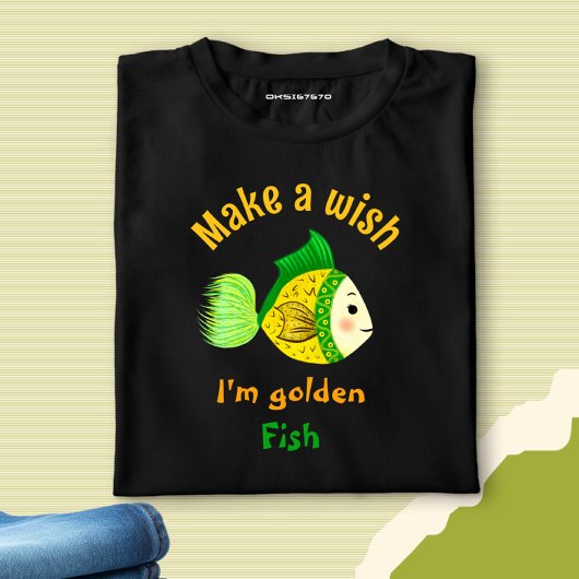 T-shirt Poisson doré