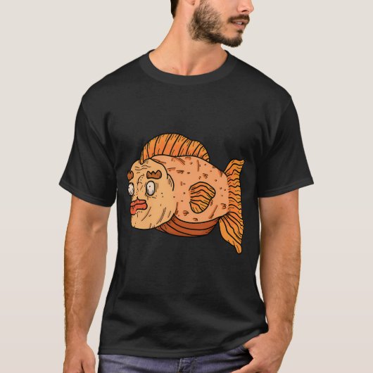 T-shirt Poisson doré (Devant)