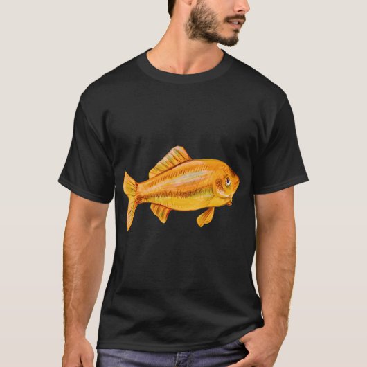 T-shirt Poisson doré d'aquarium (Devant)