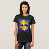 T-shirt Poisson Doré Nageant 01 (Devant entier)
