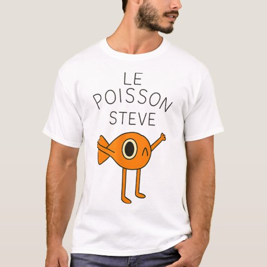 T-shirt Poisson Drôle Le Poisson Steve Pour Enfants Femmes (Devant)