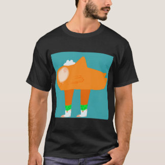 T-shirt Poisson en bottes, Personnage de poisson cowboy de