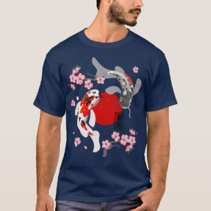 T-shirt Poisson en carpe japonais Sakura Nishikigi Poisson