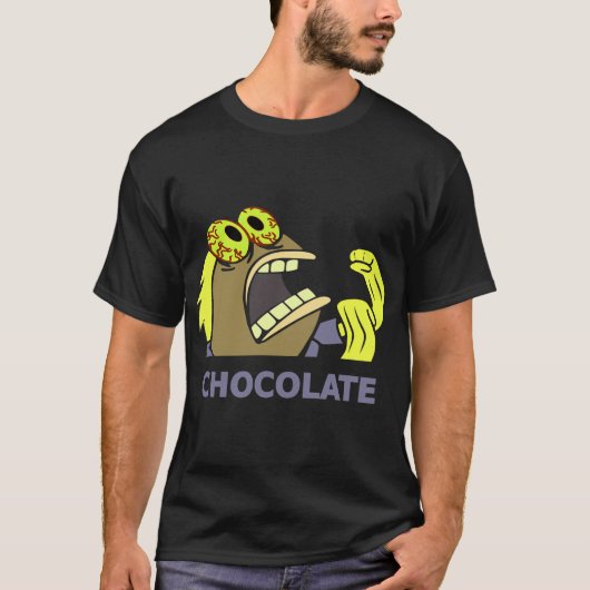 T-shirt Poisson en chocolat de Bob l'éponge (Devant)