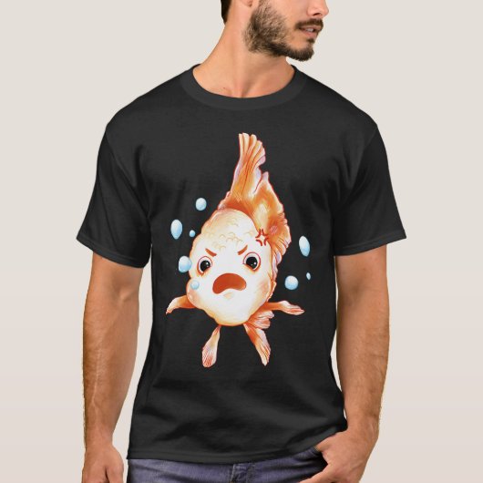 T-shirt Poisson en colère (Devant)