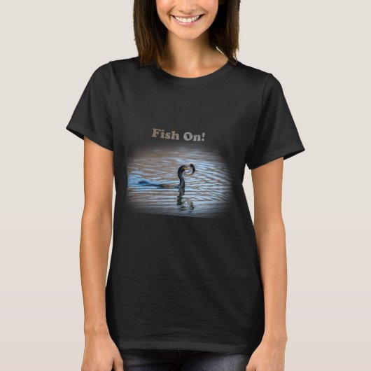 T-shirt Poisson en ligne (Devant)