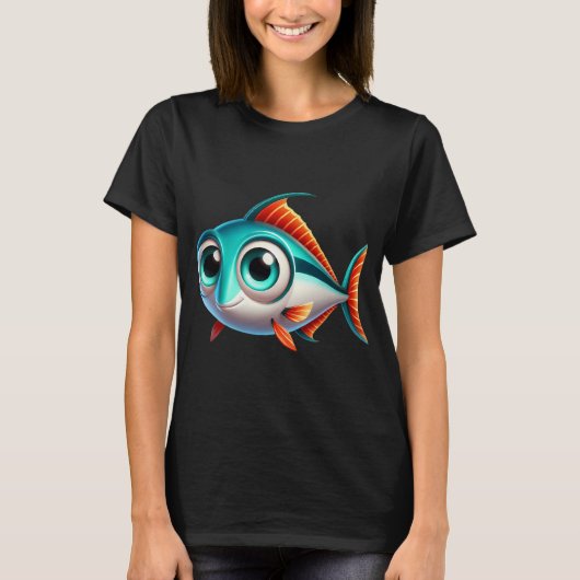 T-shirt Poisson Escolar Adorable (Devant)