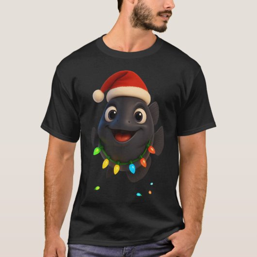 T-shirt Poisson Escolar de Noël (Devant)