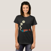 T-shirt poisson et bulles (Devant entier)