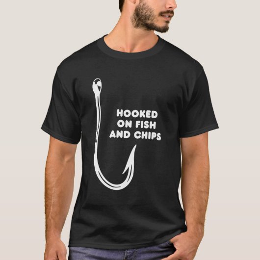 T-shirt Poisson Et Chips (Devant)