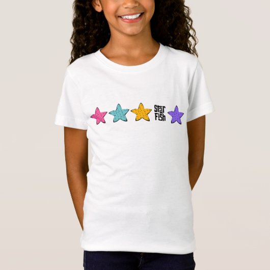 T-Shirt Poisson étoilé coloré (Devant)