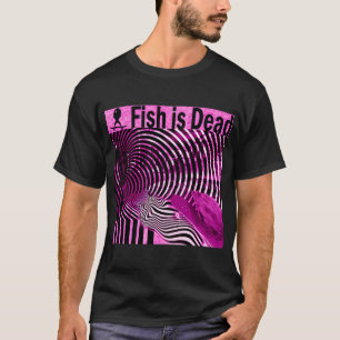 T-shirt Poisson faisant du skateboard sur des illusions Ro