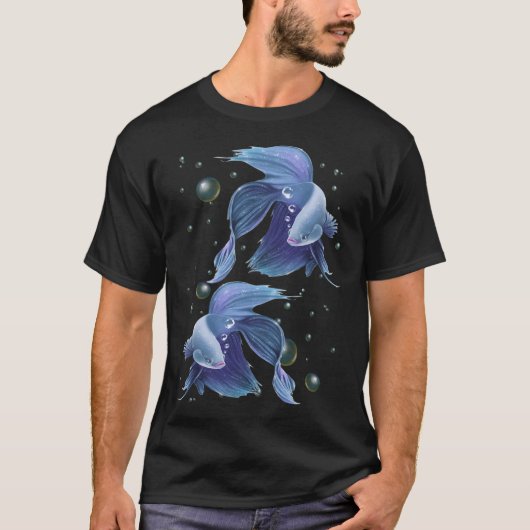 T-shirt Poisson Fantastique, un conte de poisson (Devant)